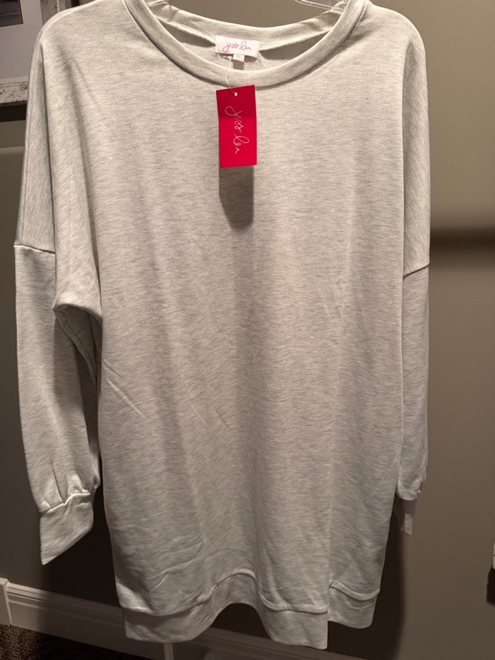 Joie Light Gray Women's Casual Sweatshirt Dress